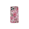 Rose red retro smiling flower silicone protective case compatible with iPhone 11 12 X XR XS 7 8 and Airpods