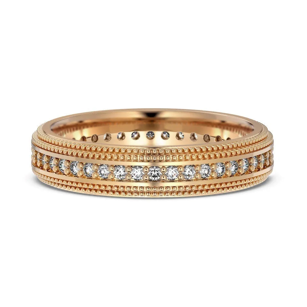 925 sterling silver couple ring set geometric electroplated platinum male and female sizes 5-12