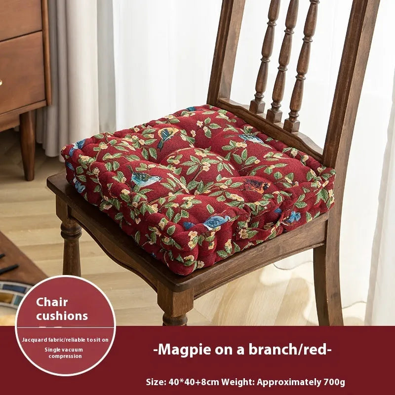 American dining chair back cushion with waist support measuring 40cm x 40cm x 8cm thick