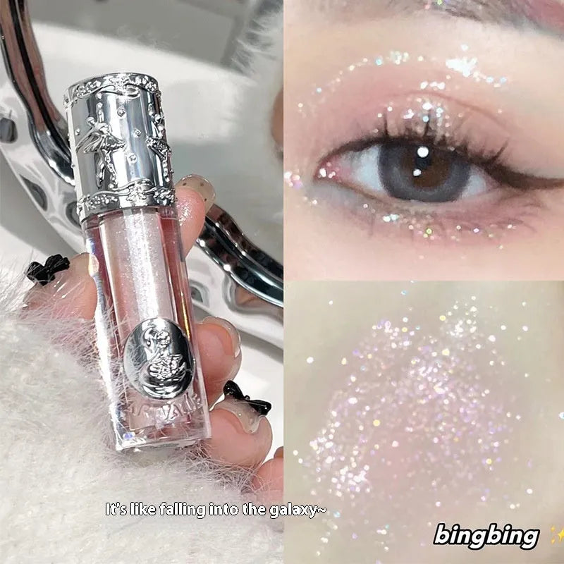 Ballet liquid eye shadow in fantasy colours for stage makeup and performance