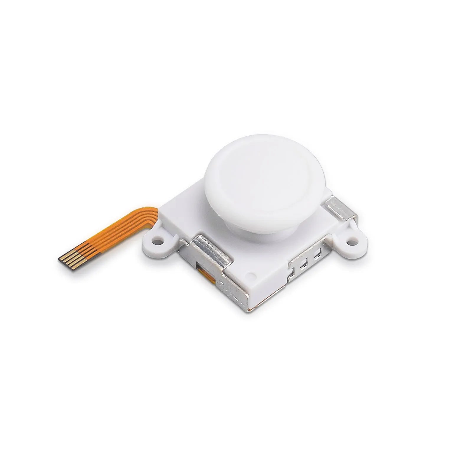 A single black hall rocker magnetic joystick component for gamepad repair.