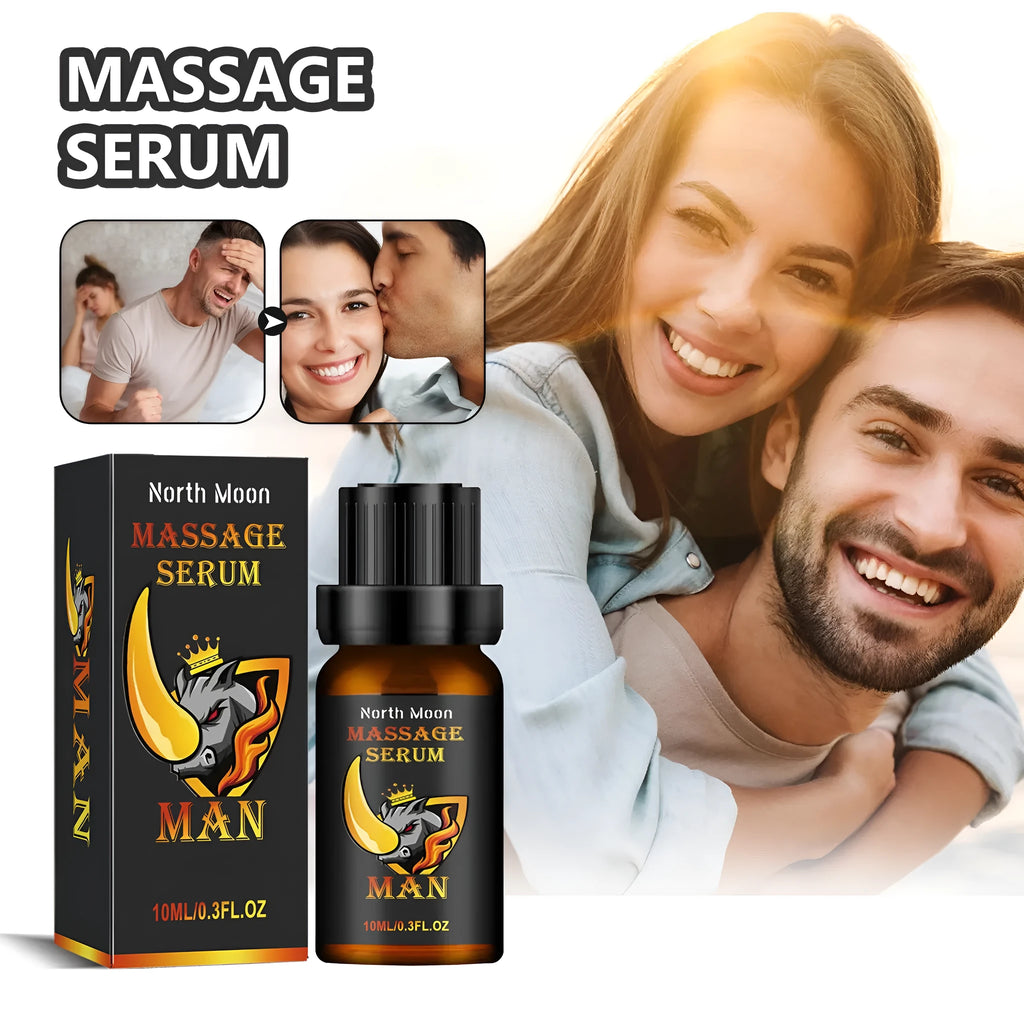 Men's 10ml massage essential oil bottle for external body care application