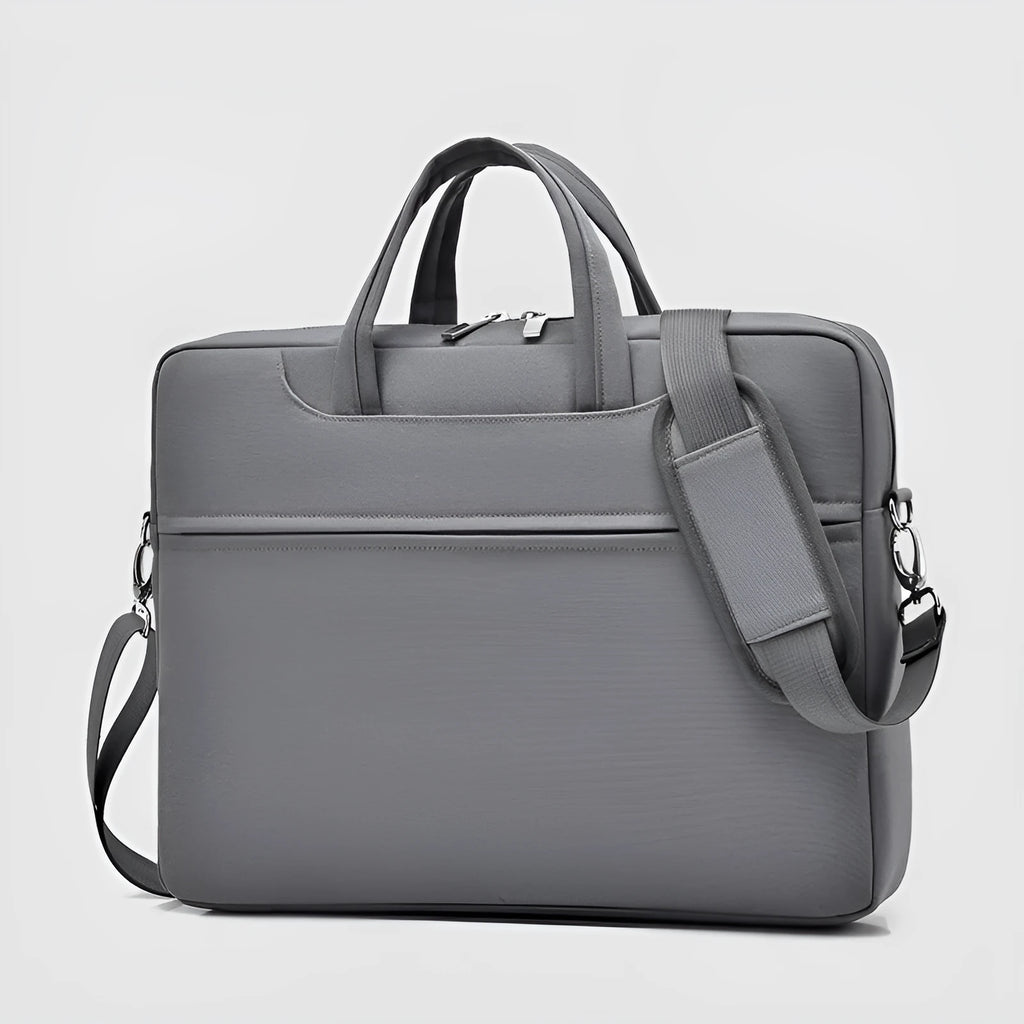 Men's large capacity laptop bag Oxford cloth black for 15.6 inch laptop with shoulder strap