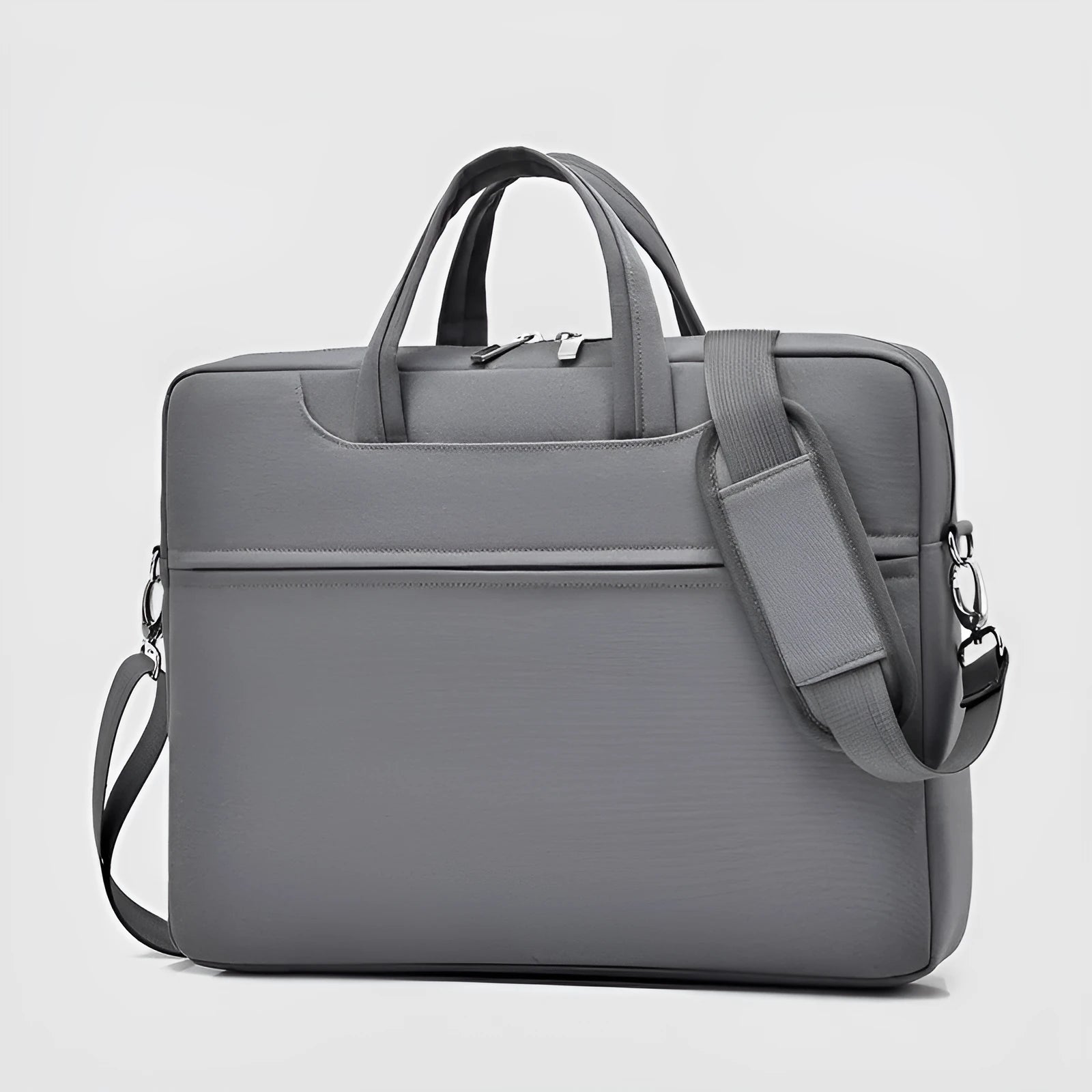 Men's large capacity laptop bag Oxford cloth black for 15.6 inch laptop with shoulder strap