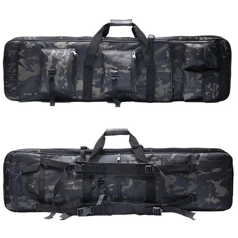 Fashion outdoor backpack portable fishing bag in solid colour Oxford material unisex design