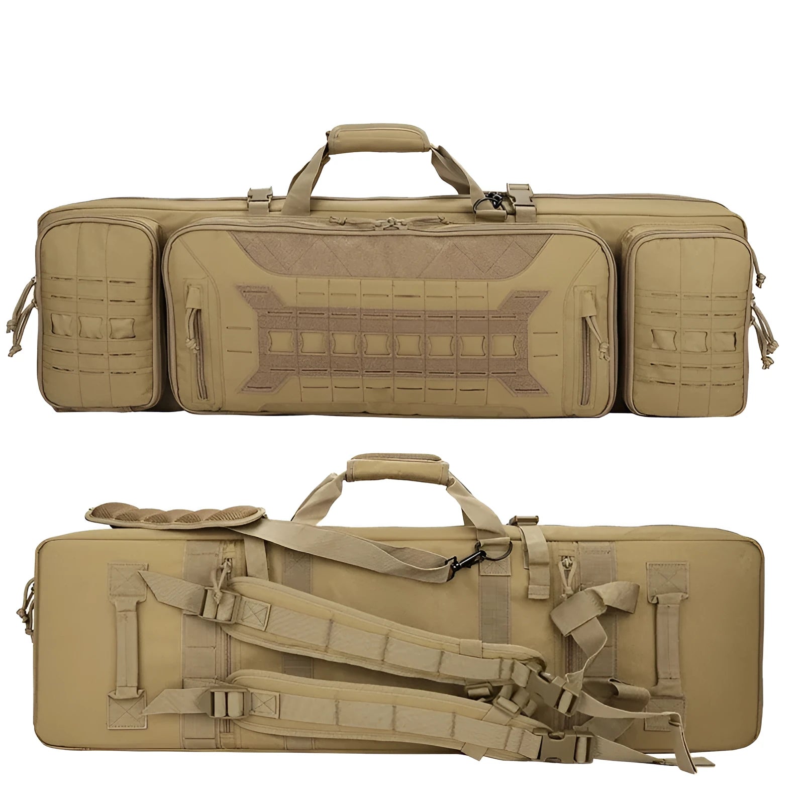 Outdoor Real CS 36-inch water bomb bag in black polyester with solid colour design for paintball and fishing sports