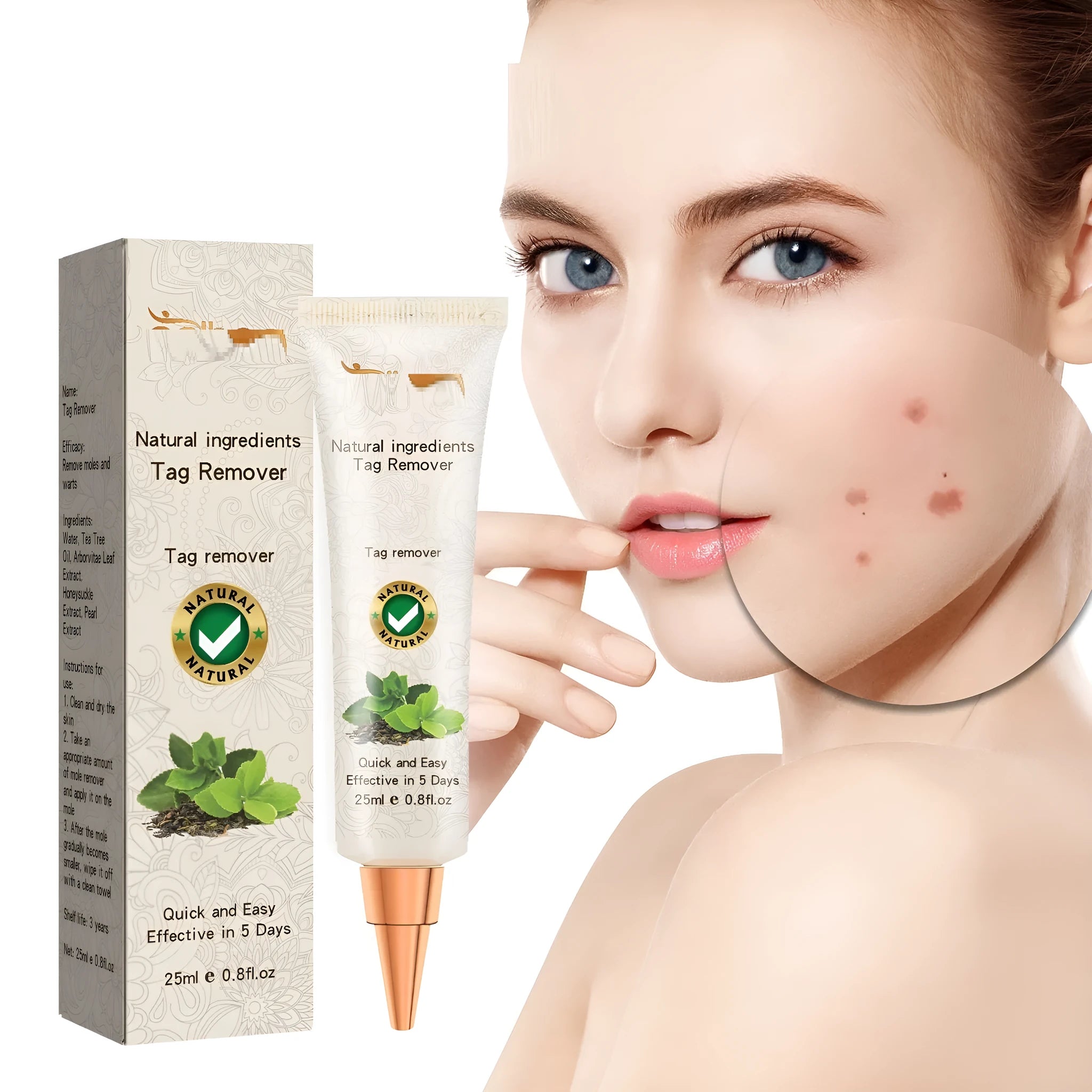 Skin Cleansing Black Mole Wart Skin care lotion 25ml for hand foot face armpit neck care