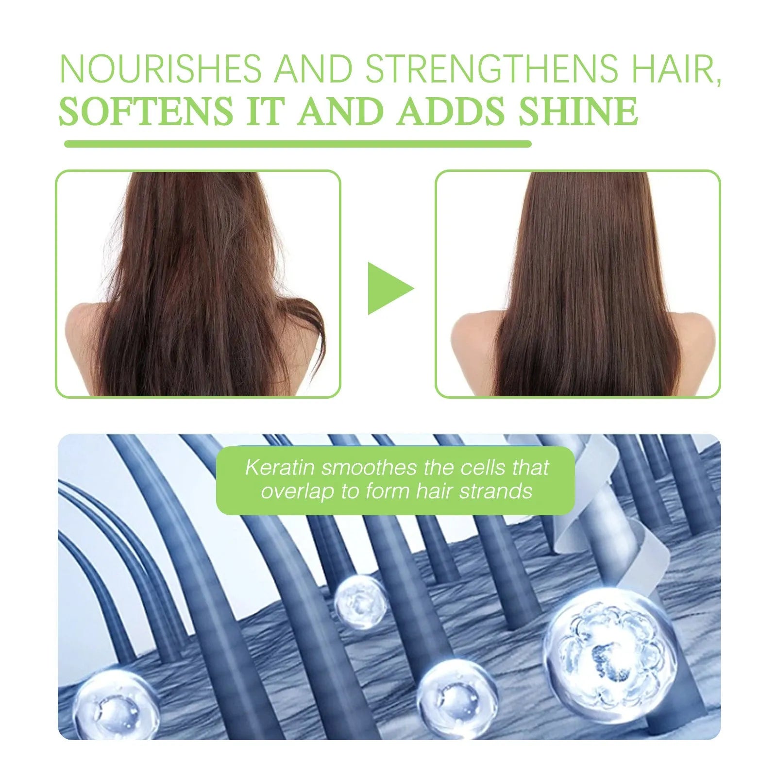 Rosemary hair care essential oil 100ml bottle with anti-frizz and split end care formula