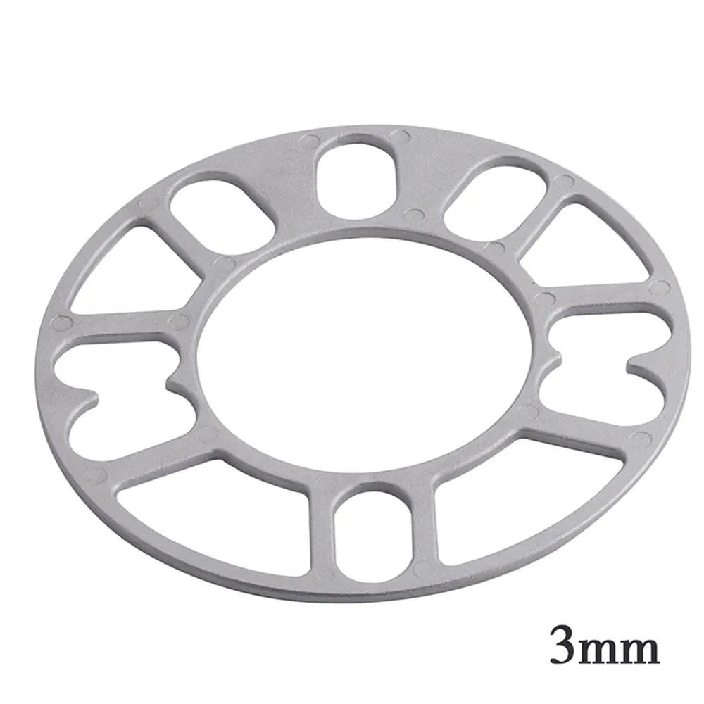 Automotive wheel hub widening gasket for brake clearance in five thicknesses