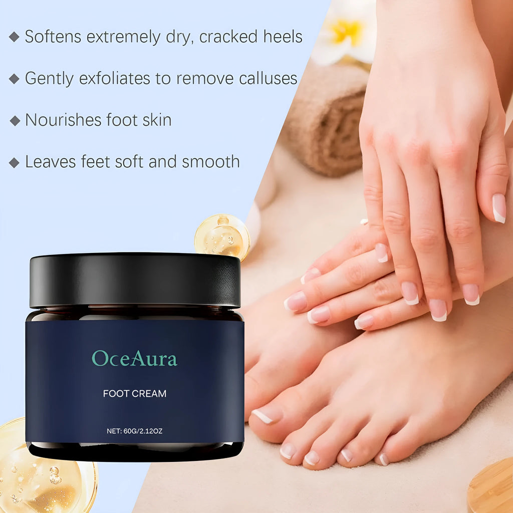 Nourishing foot care cream tube 60g with salicylic acid honey and urea for dry cracked heels