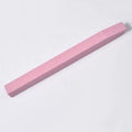 Nail quartz abrasive stick with plastic handle in pink colour for nail filing