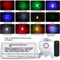 Bluetooth starry sky projector children's toy with aurora LED laser effect and remote control