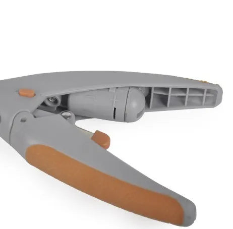 Dog nail clipper with LED light and blood line guide, ABS plastic construction