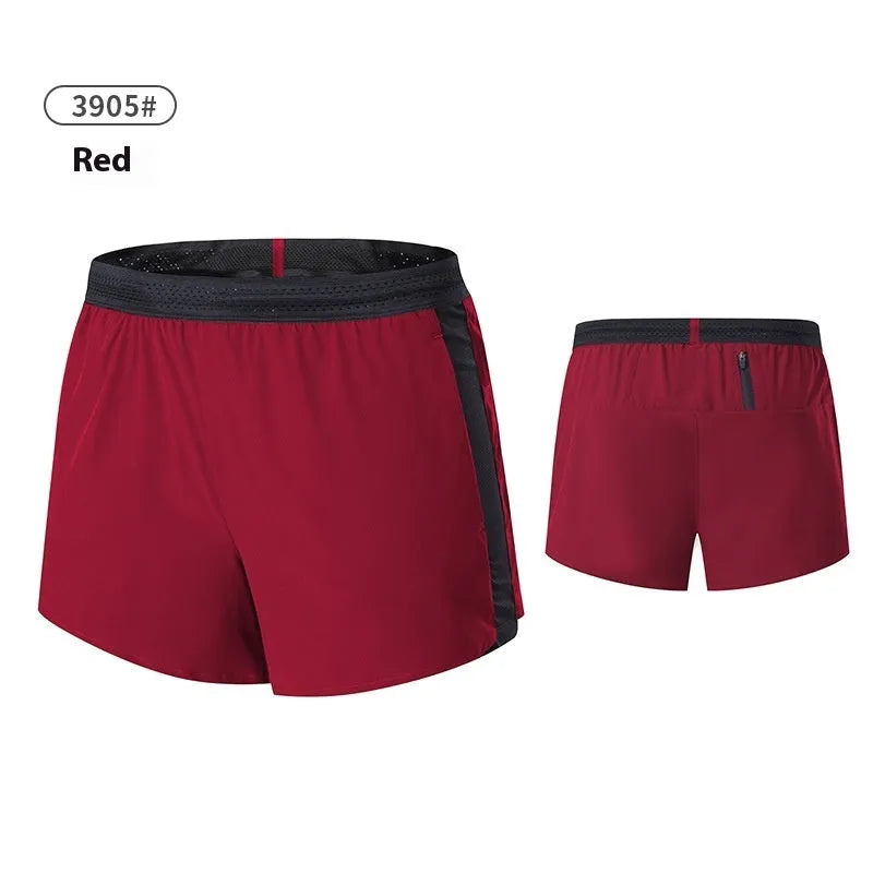 Men's solid colour polyester basketball shorts with low waist design on a neutral background.