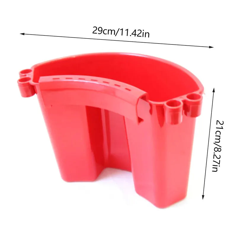 Car wash bucket with dirt guard insert in PP plastic available in multiple colours