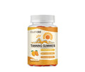 White capsule-shaped Meihei antioxidant and vitamin gummies in a pack of 60 pieces