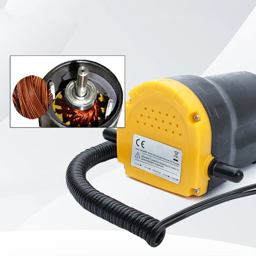 12V electric self-priming oil gear pump with engineering plastic pump body