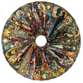 30 painted glass tarot paper bookmarks laid out showing different designs