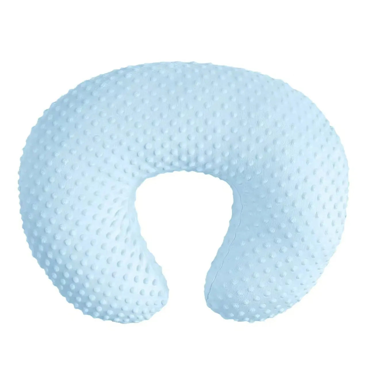 Nursing pillow for breastfeeding with multifunctional milk spill prevention design