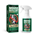 60ml bottle of natural rat repellent spray with ingredients including clove oil and peppermint oil.