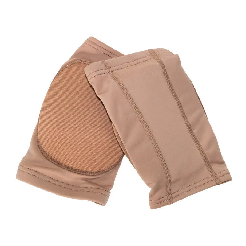 Ballet dance knee pads in skin colour and black options with five size variants