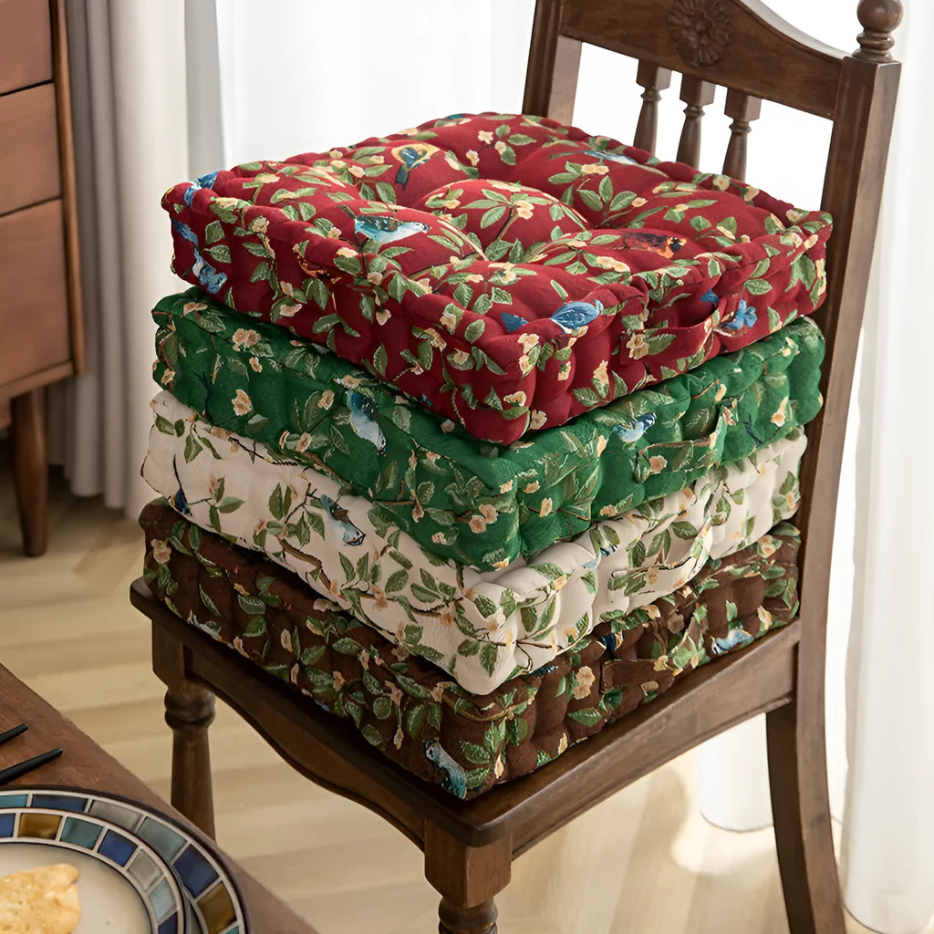 American dining chair back cushion with waist support measuring 40cm x 40cm x 8cm thick