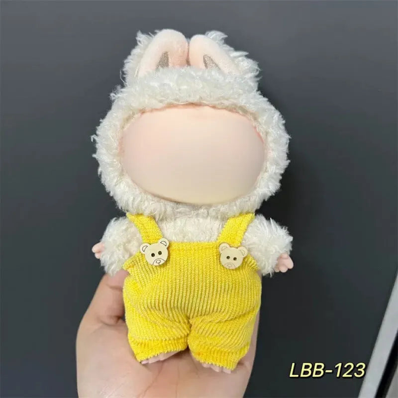 17cm plastic doll costume for vinyl figurines with multiple style options
