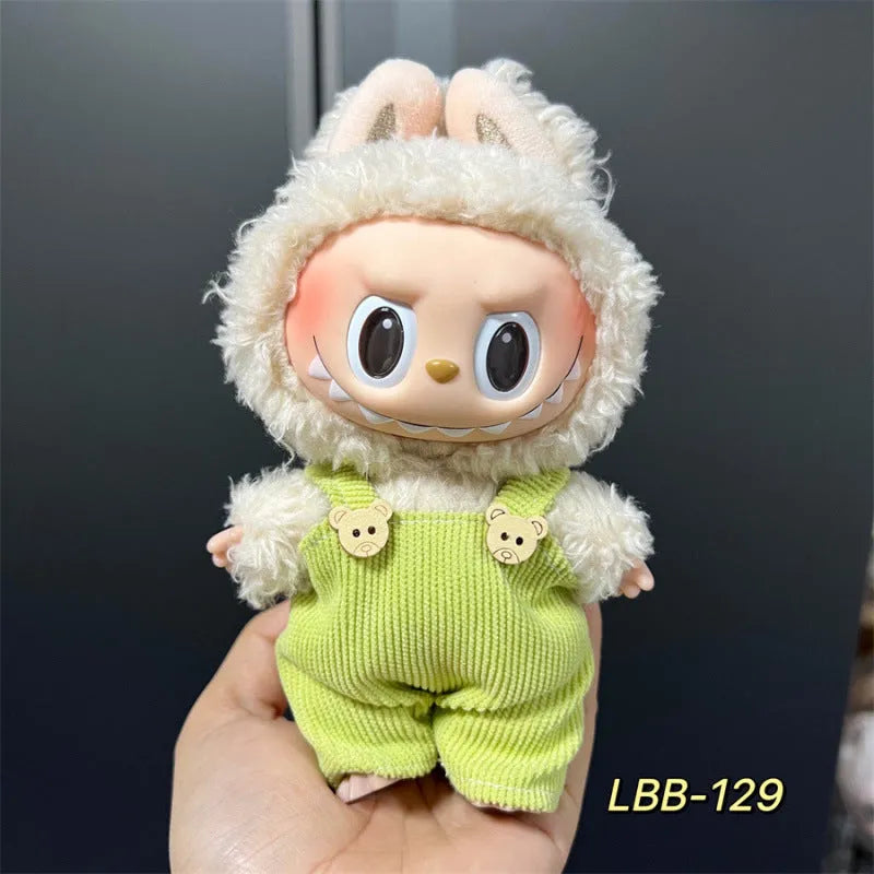 17cm plastic doll costume for vinyl figurines with multiple style options
