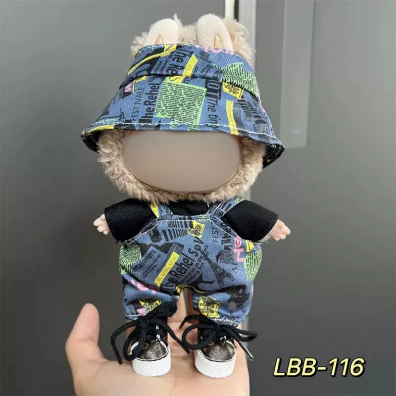 17cm plastic doll costume for vinyl figurines with multiple style options