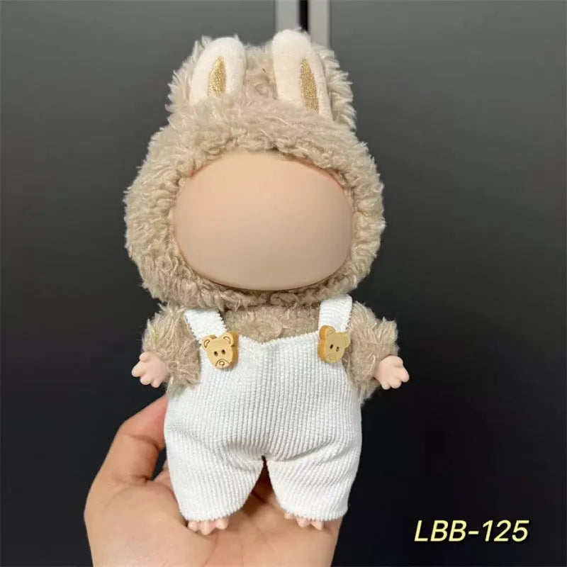 17cm plastic doll costume for vinyl figurines with multiple style options