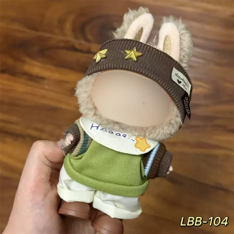 17cm plastic doll costume for vinyl figurines with multiple style options