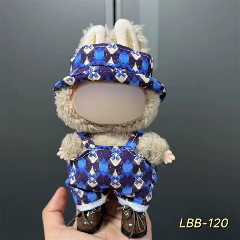 17cm plastic doll costume for vinyl figurines with multiple style options