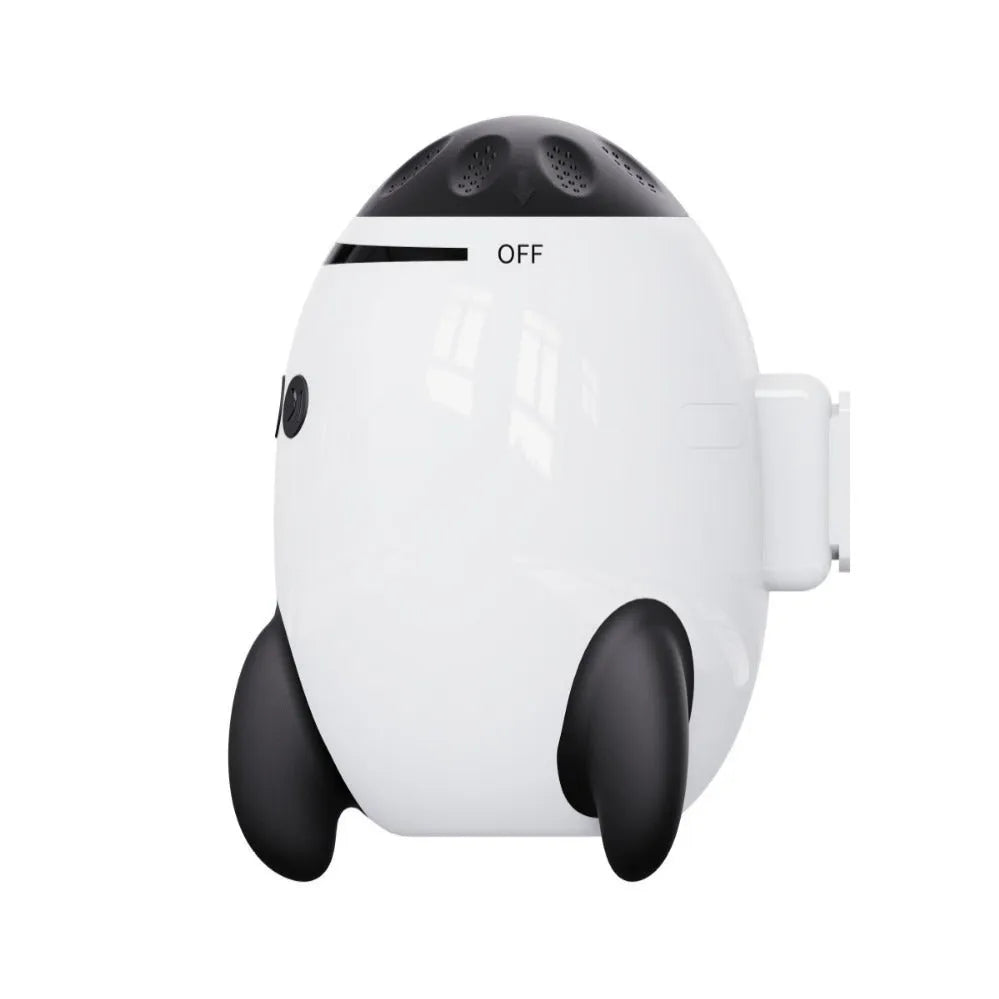 White portable baby stroller shaking device with automatic rocking and Bluetooth features