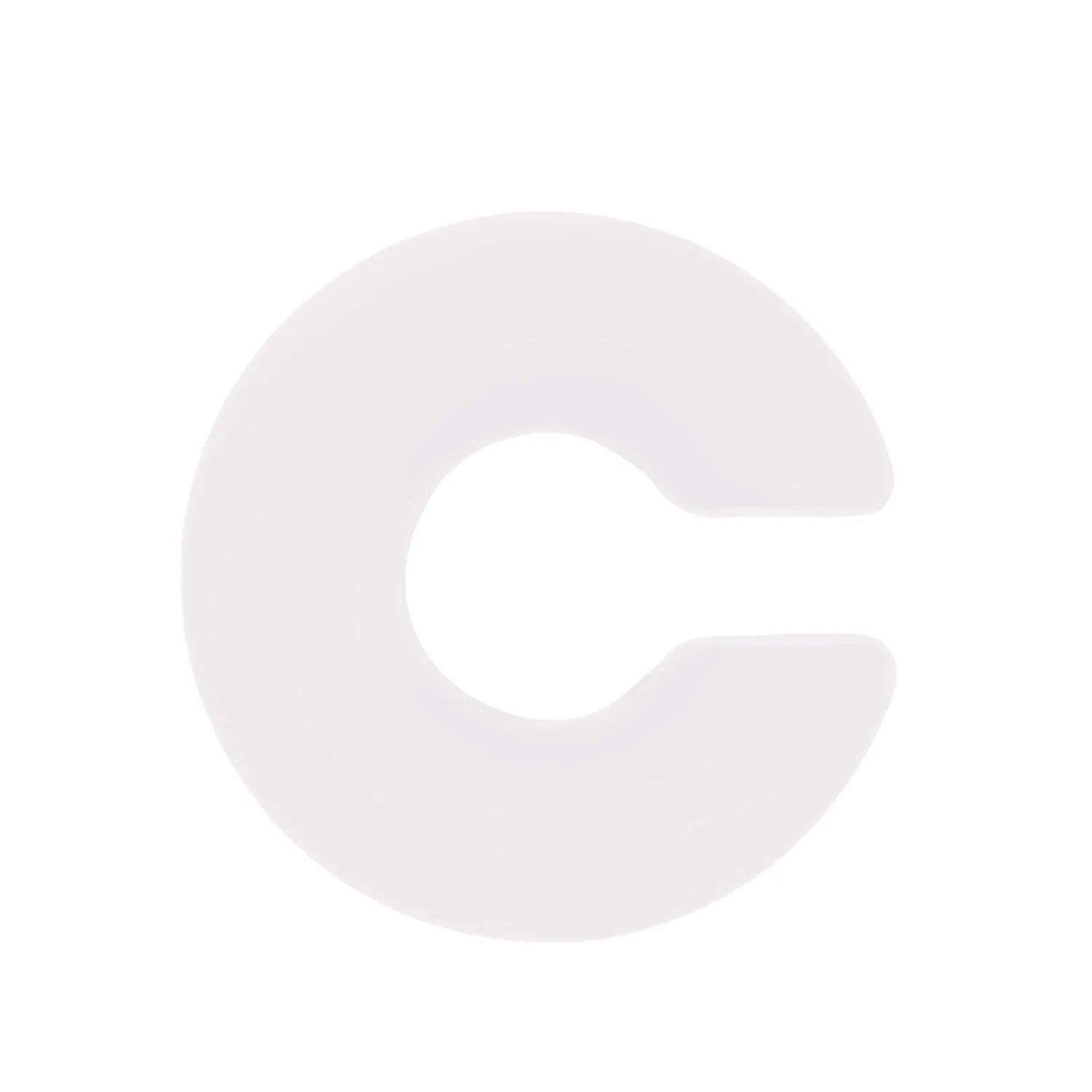 Geometric C-shape clip-on earrings with matte coarse finish in candy colours for women without pierced ears