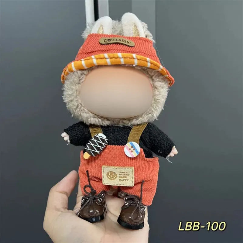 17cm plastic doll costume for vinyl figurines with multiple style options