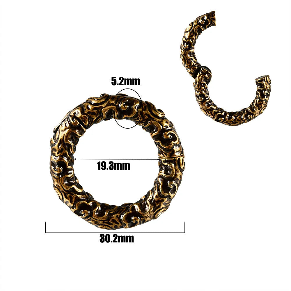 Stainless steel fashion earrings with totem patterning in multiple colour options