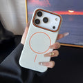 Magnetic ring TPU phone case with embossed lychee pattern in black for iPhone series