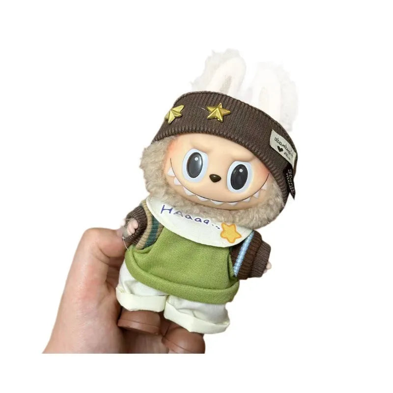 17cm plastic doll costume for vinyl figurines with multiple style options