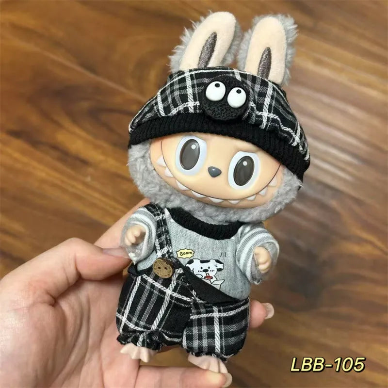 17cm plastic doll costume for vinyl figurines with multiple style options