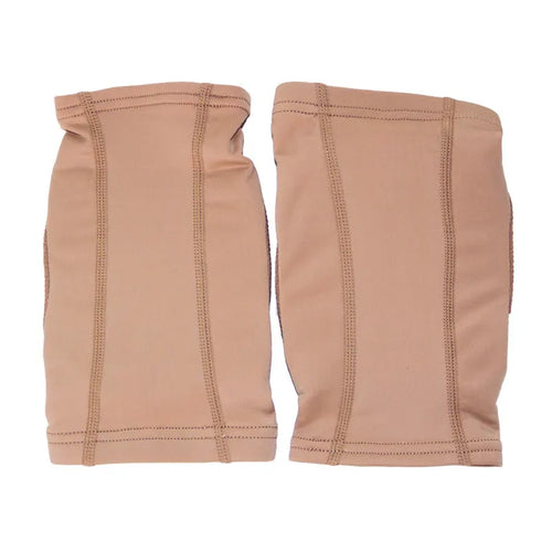Ballet dance knee pads in skin colour and black options with five size variants