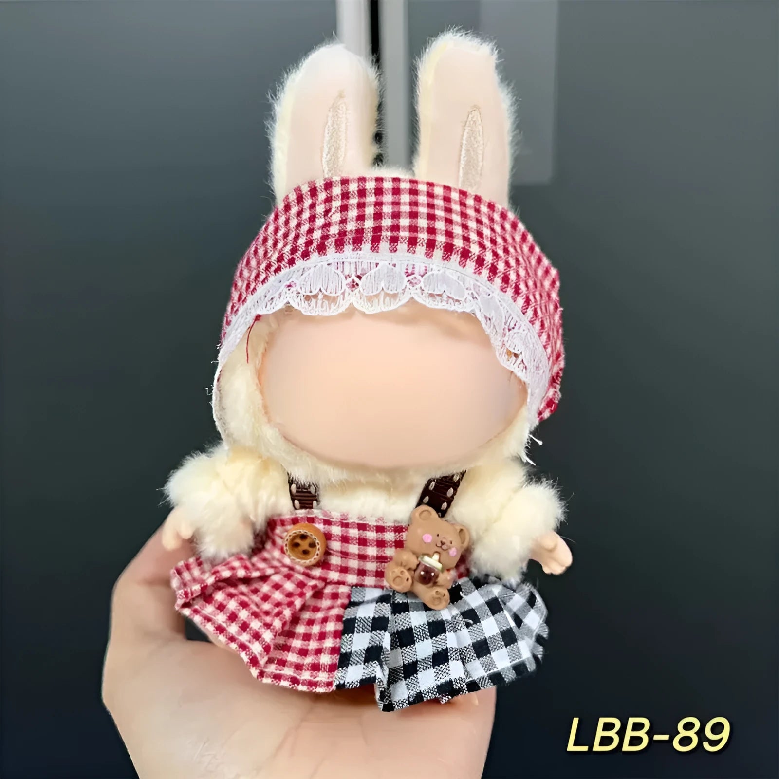 17cm plastic doll costume for vinyl figurines with multiple style options