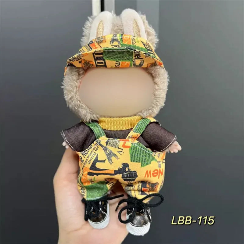 17cm plastic doll costume for vinyl figurines with multiple style options