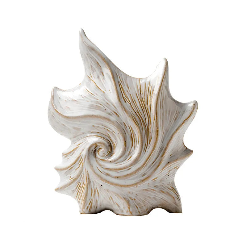 Retro style ceramic vase with coloured glaze finish, shown as a decorative home decor centrepiece.
