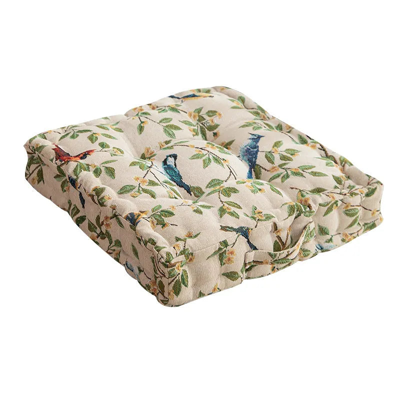 American dining chair back cushion with waist support measuring 40cm x 40cm x 8cm thick