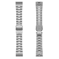 Garmin Fenix and Jiaming series replacement watch strap in black, silver, or titanium colour