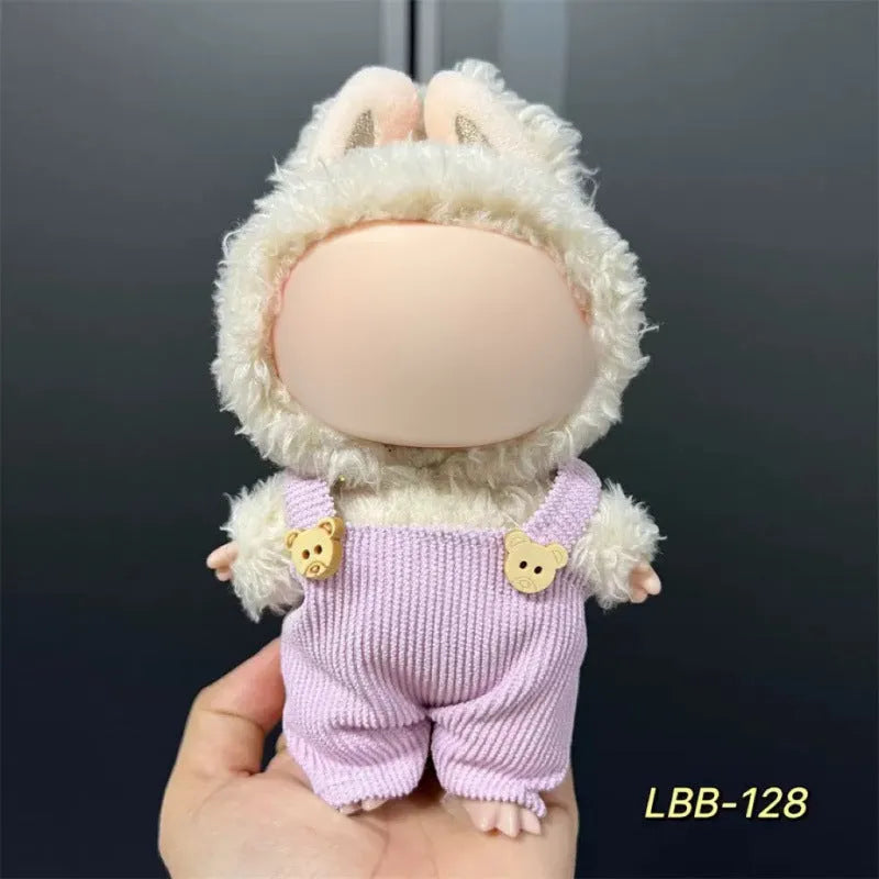 17cm plastic doll costume for vinyl figurines with multiple style options