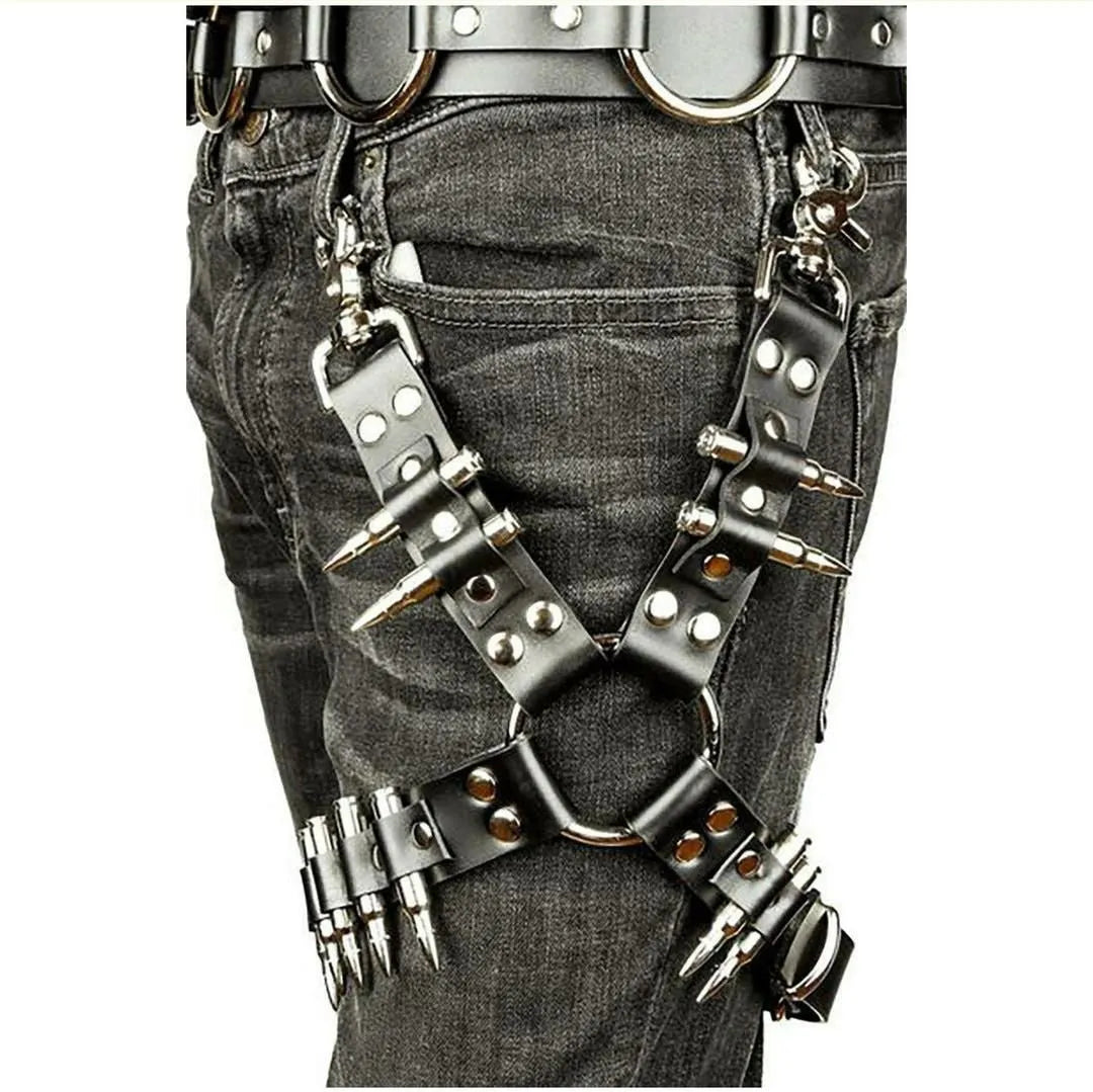 Black PU leather women's fashion leggings with glossy finish