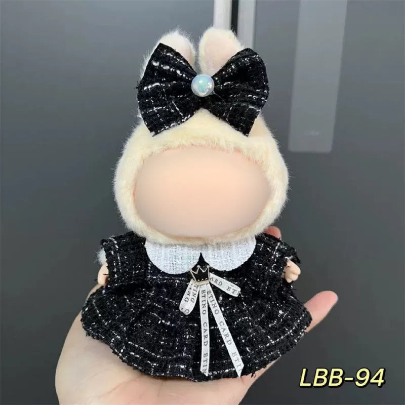 17cm plastic doll costume for vinyl figurines with multiple style options