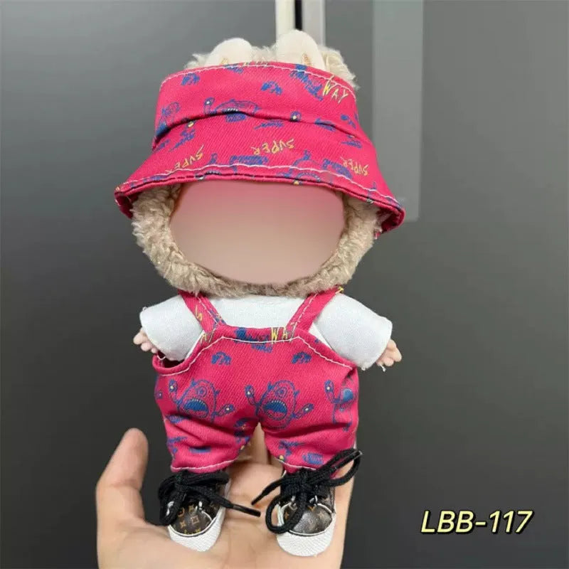 17cm plastic doll costume for vinyl figurines with multiple style options