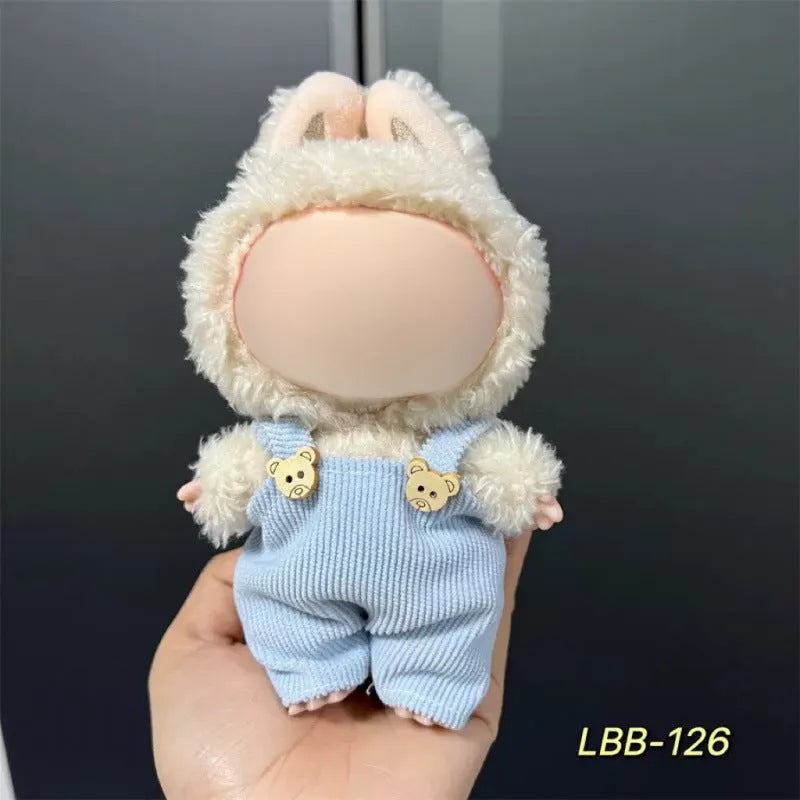 17cm plastic doll costume for vinyl figurines with multiple style options